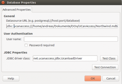 Screenshot of my NorthWind.odb connected to Microsoft's NorthWind.mdb example database